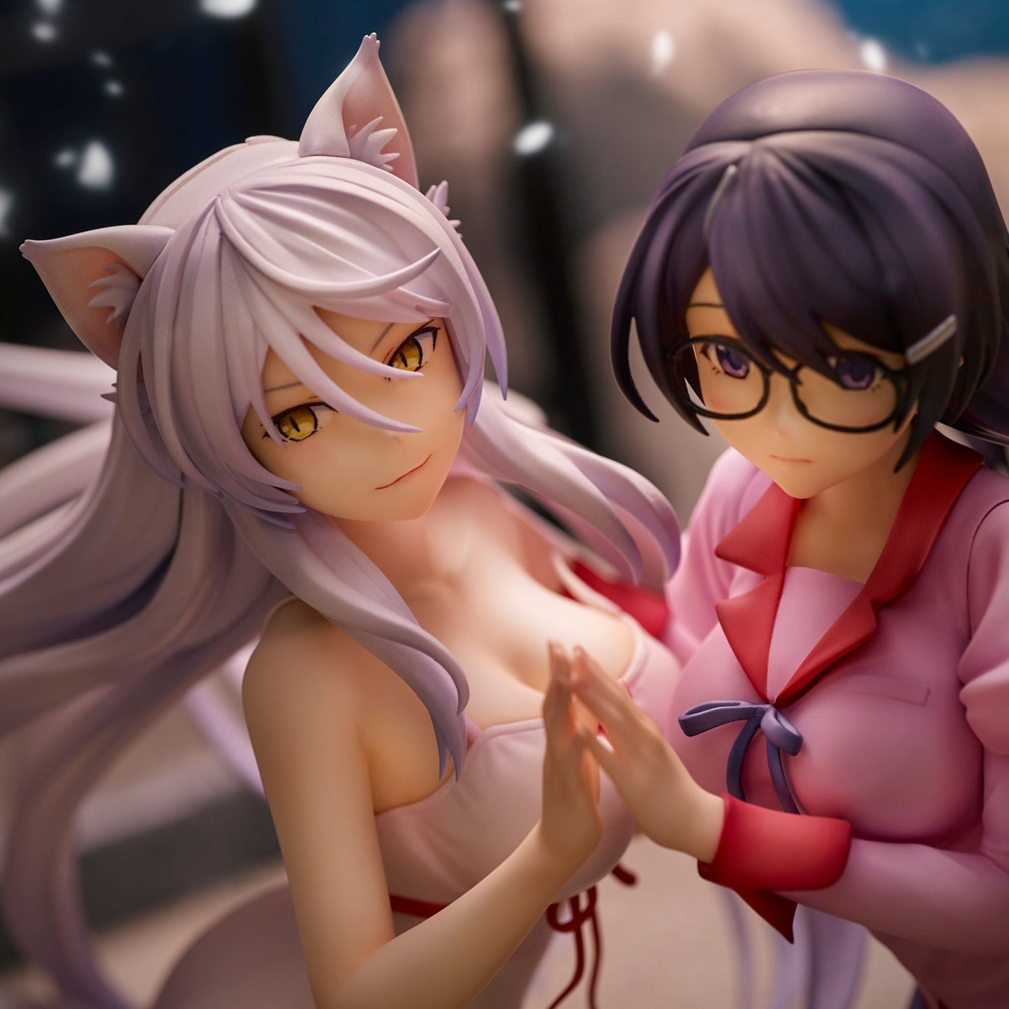 Nekomonogatari Hanekawa Tsubasa 2-Figure Set (Re-release) collectible scale model by Tokyo Figure