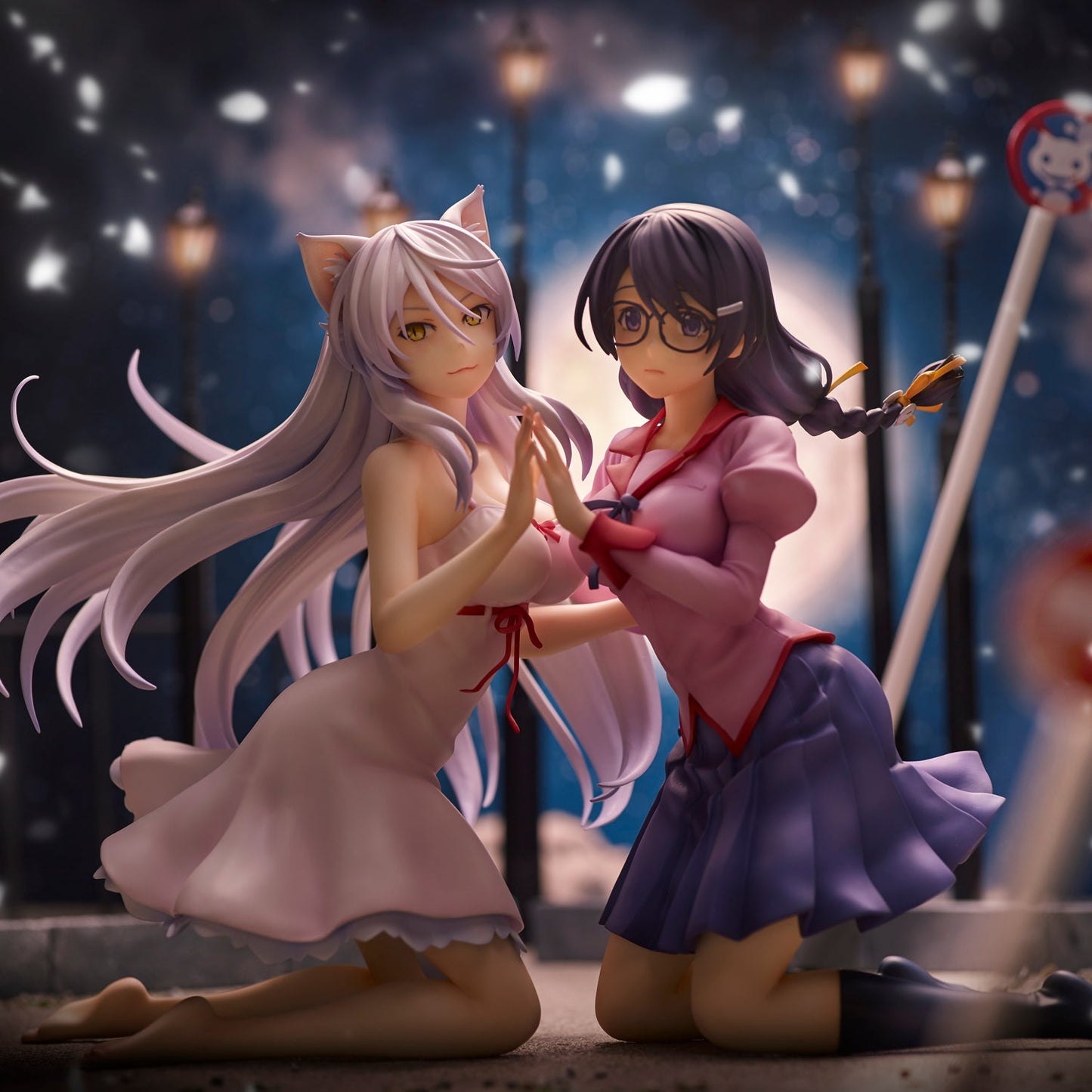 Nekomonogatari Hanekawa Tsubasa 2-Figure Set (Re-release) collectible scale model by Tokyo Figure