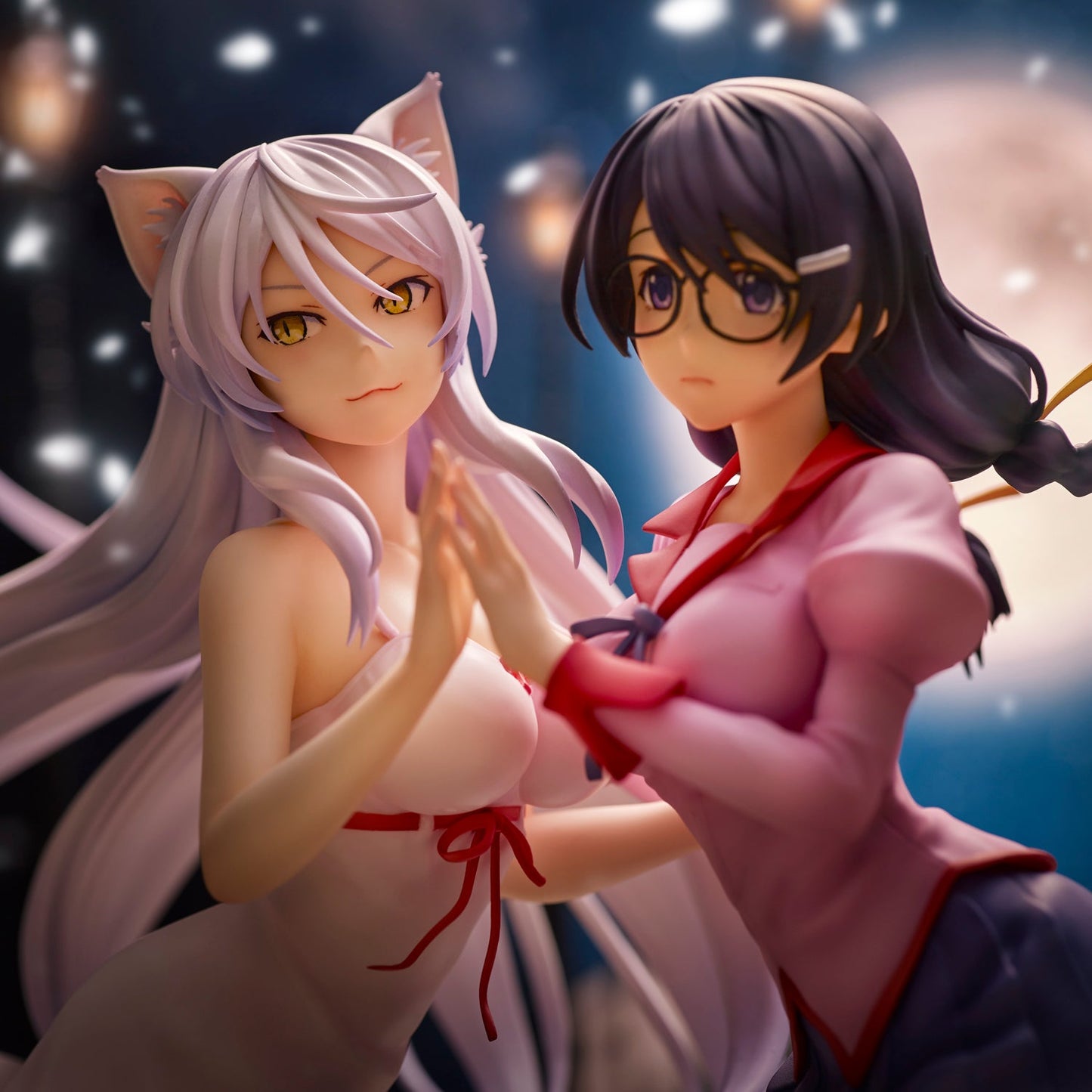 Nekomonogatari Hanekawa Tsubasa 2-Figure Set (Re-release) collectible scale model by Tokyo Figure