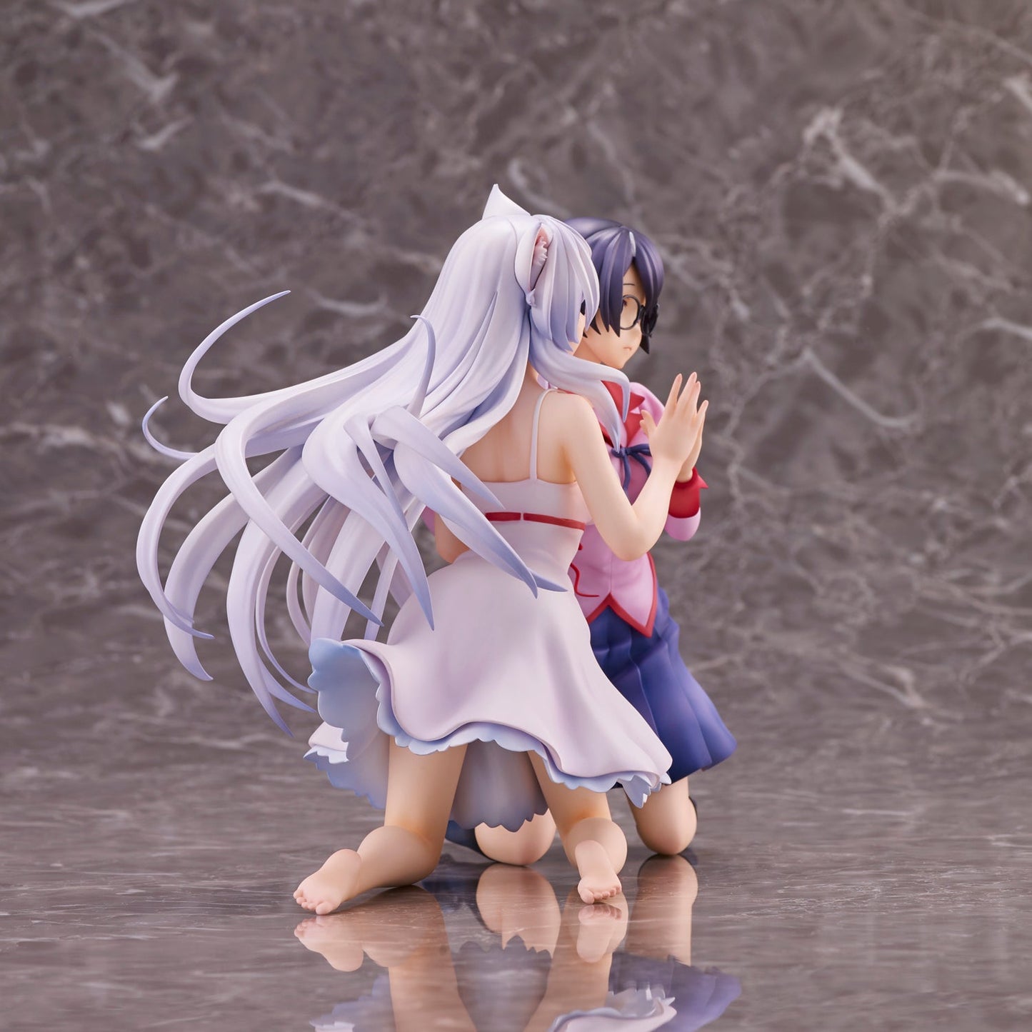 Nekomonogatari Hanekawa Tsubasa 2-Figure Set (Re-release) collectible scale model by Tokyo Figure