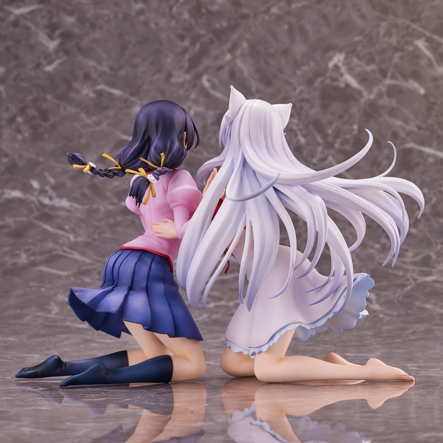 Nekomonogatari Hanekawa Tsubasa 2-Figure Set (Re-release) collectible scale model by Tokyo Figure