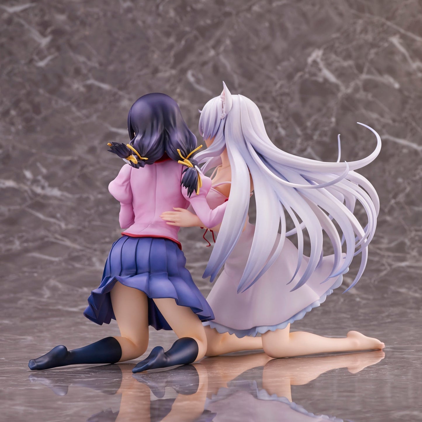 Nekomonogatari Hanekawa Tsubasa 2-Figure Set (Re-release) collectible scale model by Tokyo Figure