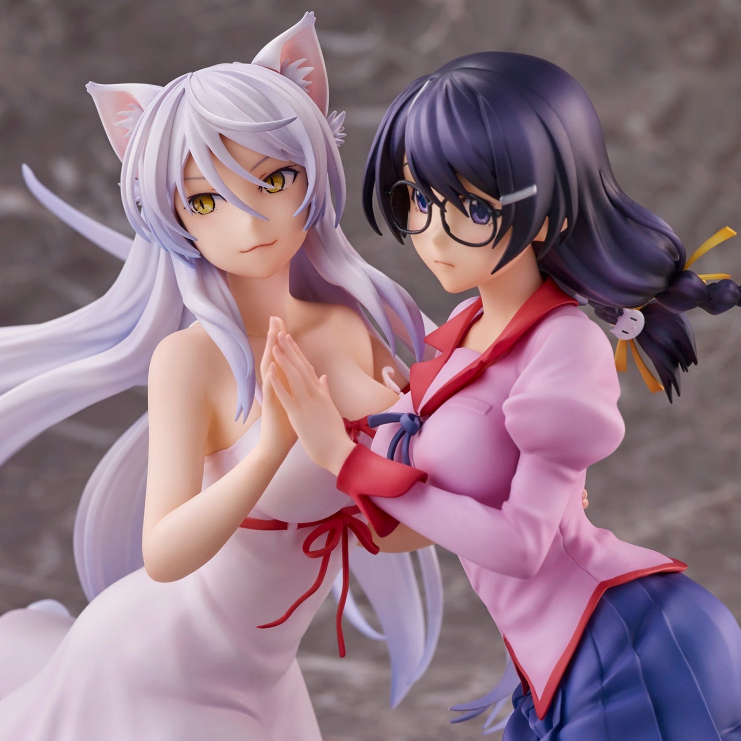 Nekomonogatari Hanekawa Tsubasa 2-Figure Set (Re-release) collectible scale model by Tokyo Figure