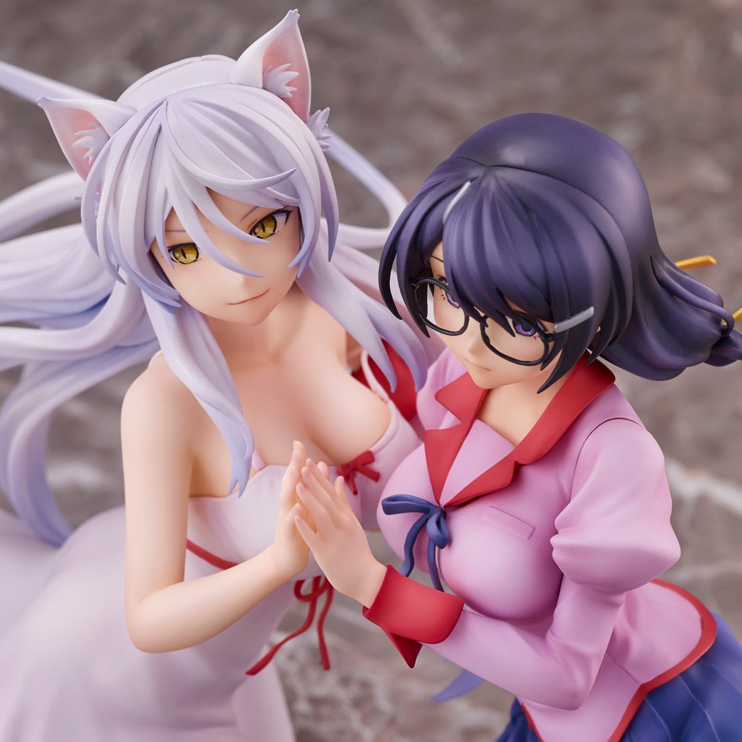 Nekomonogatari Hanekawa Tsubasa 2-Figure Set (Re-release) collectible scale model by Tokyo Figure