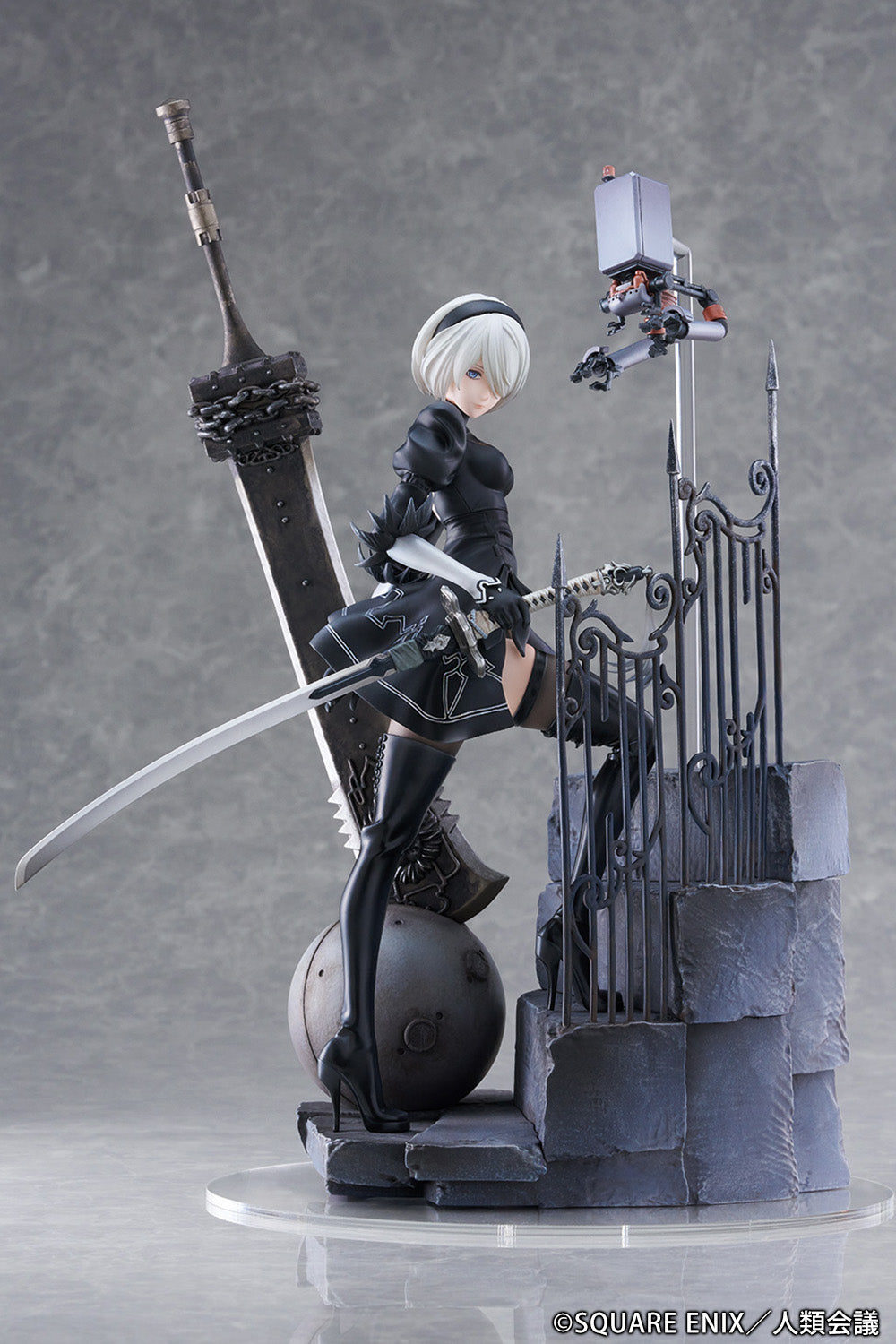 NieR:Automata Ver1.1a 1/7 scale figure "2B (YoRHa No. 2 Type B) -Exploration-" collectible scale model by Tokyo Figure
