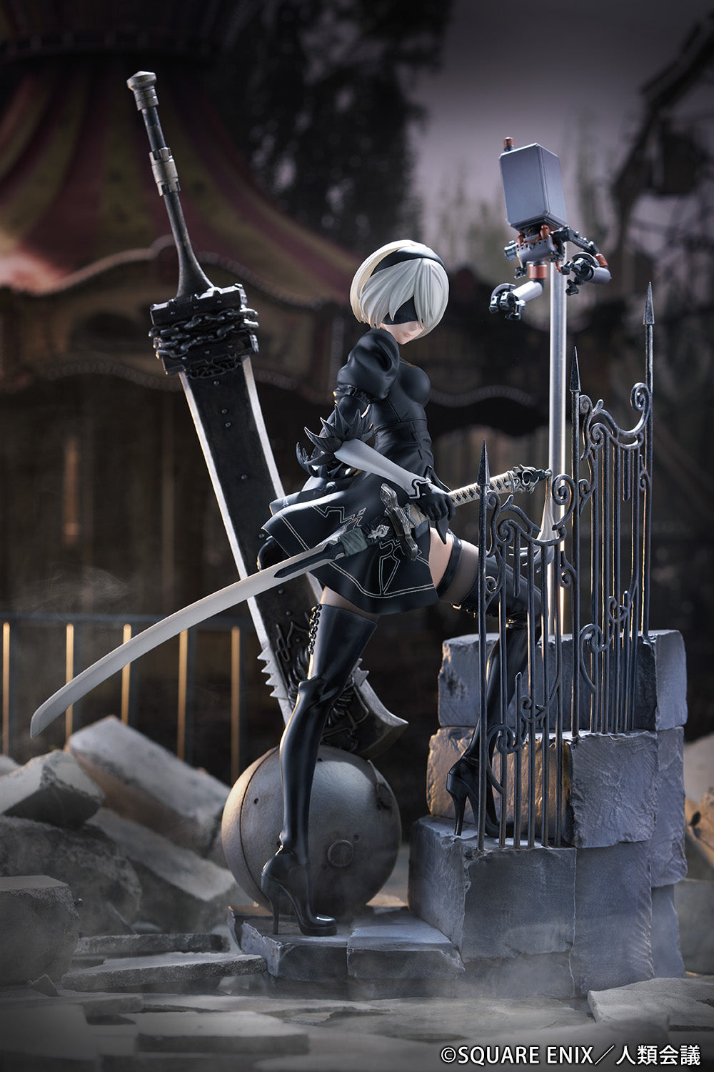 NieR:Automata Ver1.1a 1/7 scale figure "2B (YoRHa No. 2 Type B) -Exploration-" collectible scale model by Tokyo Figure