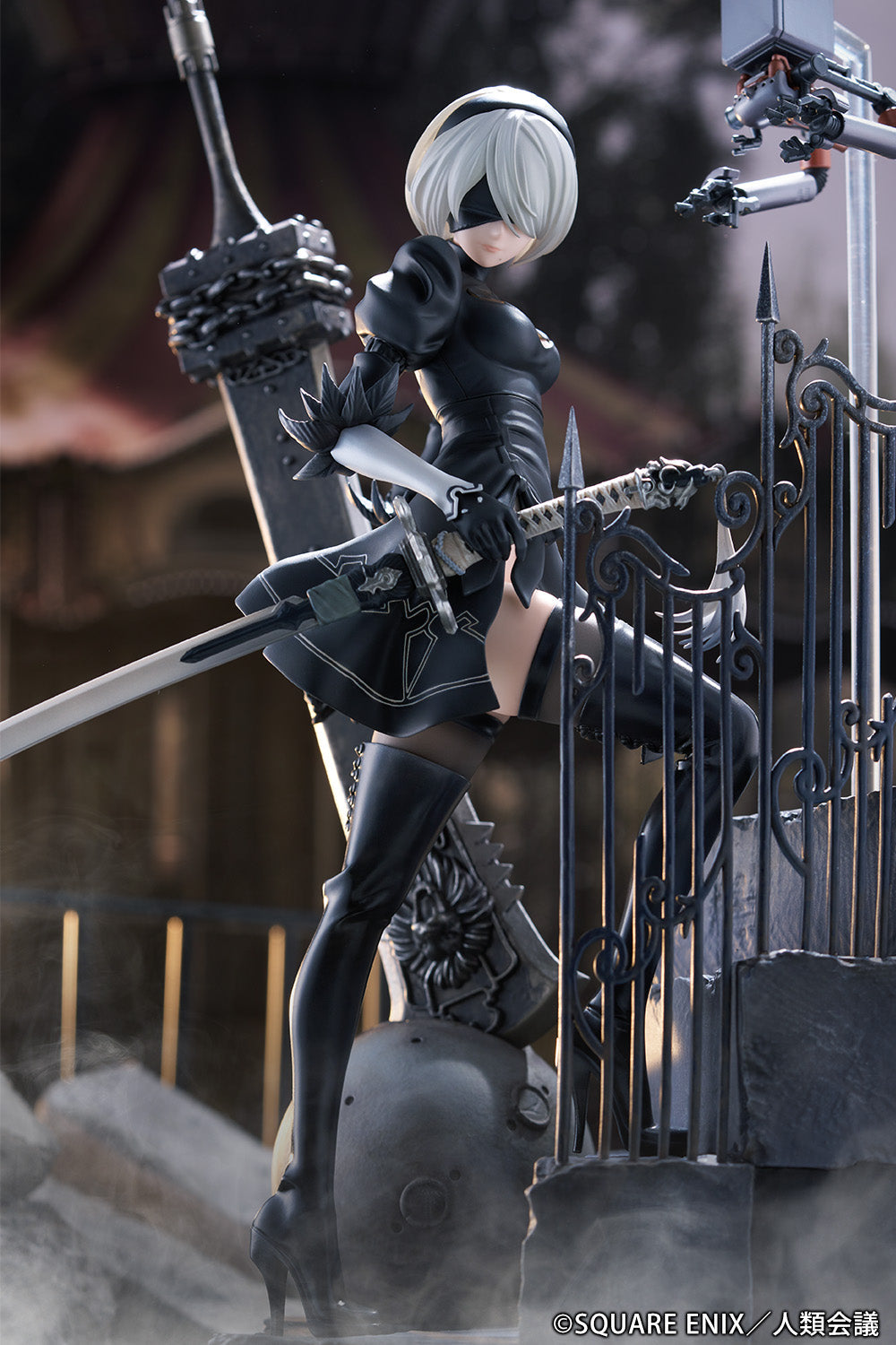 NieR:Automata Ver1.1a 1/7 scale figure "2B (YoRHa No. 2 Type B) -Exploration-" collectible scale model by Tokyo Figure