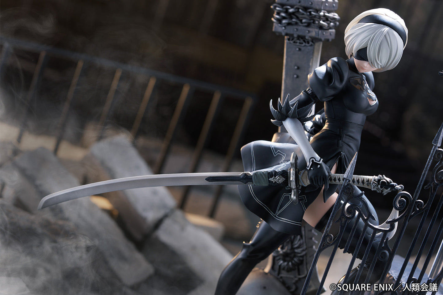 NieR:Automata Ver1.1a 1/7 scale figure "2B (YoRHa No. 2 Type B) -Exploration-" collectible scale model by Tokyo Figure