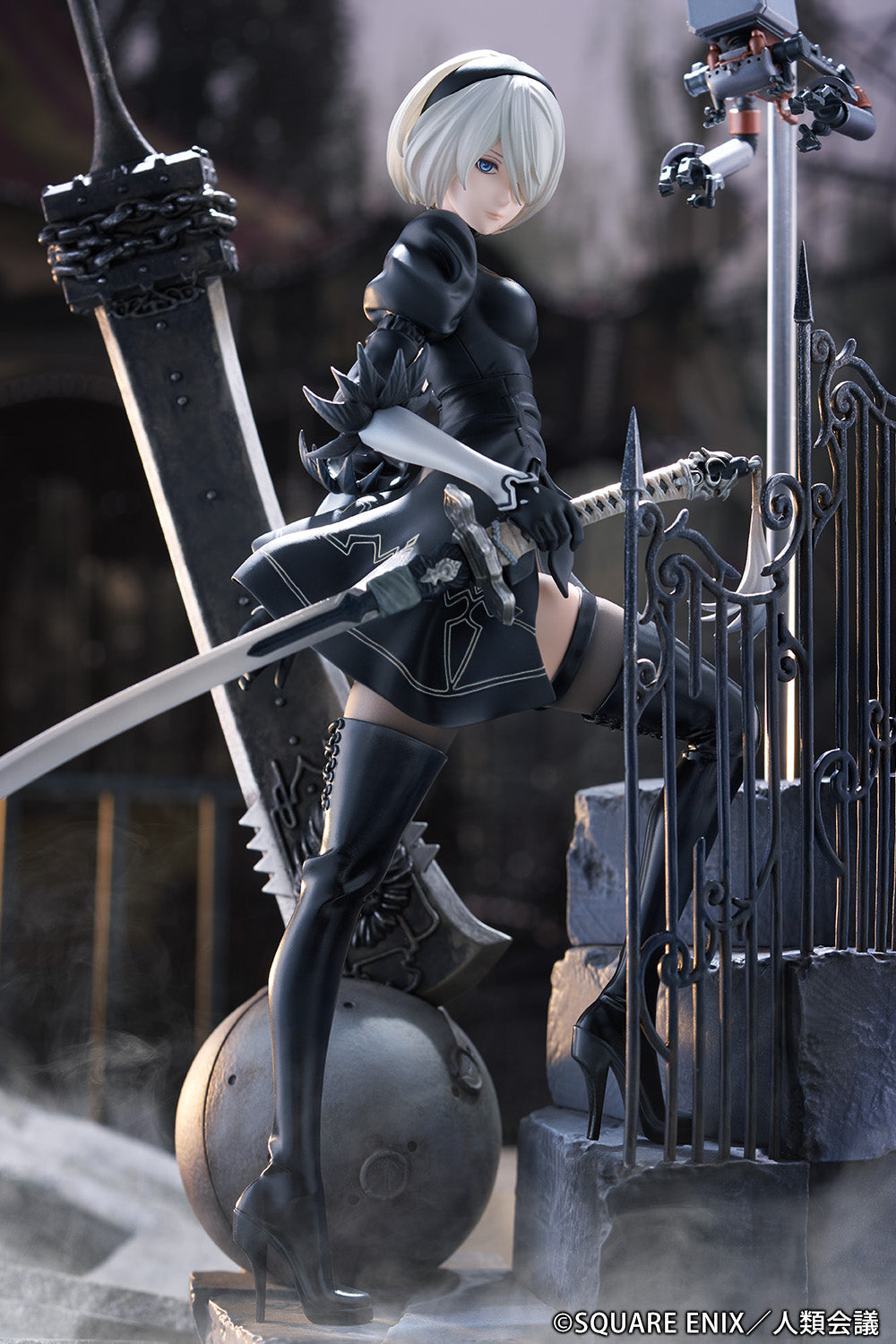 NieR:Automata Ver1.1a 1/7 scale figure "2B (YoRHa No. 2 Type B) -Exploration-" collectible scale model by Tokyo Figure
