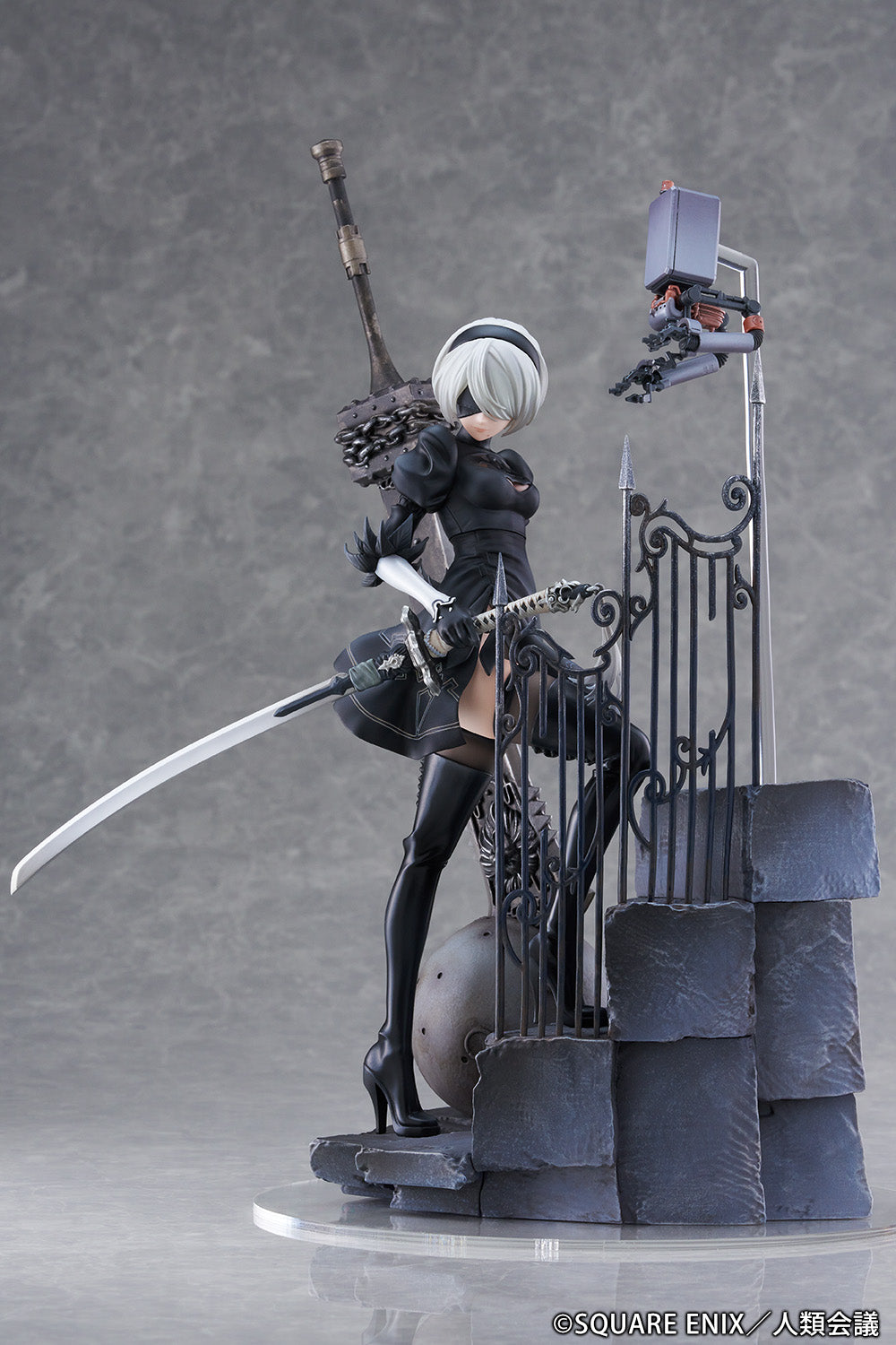 NieR:Automata Ver1.1a 1/7 scale figure "2B (YoRHa No. 2 Type B) -Exploration-" collectible scale model by Tokyo Figure