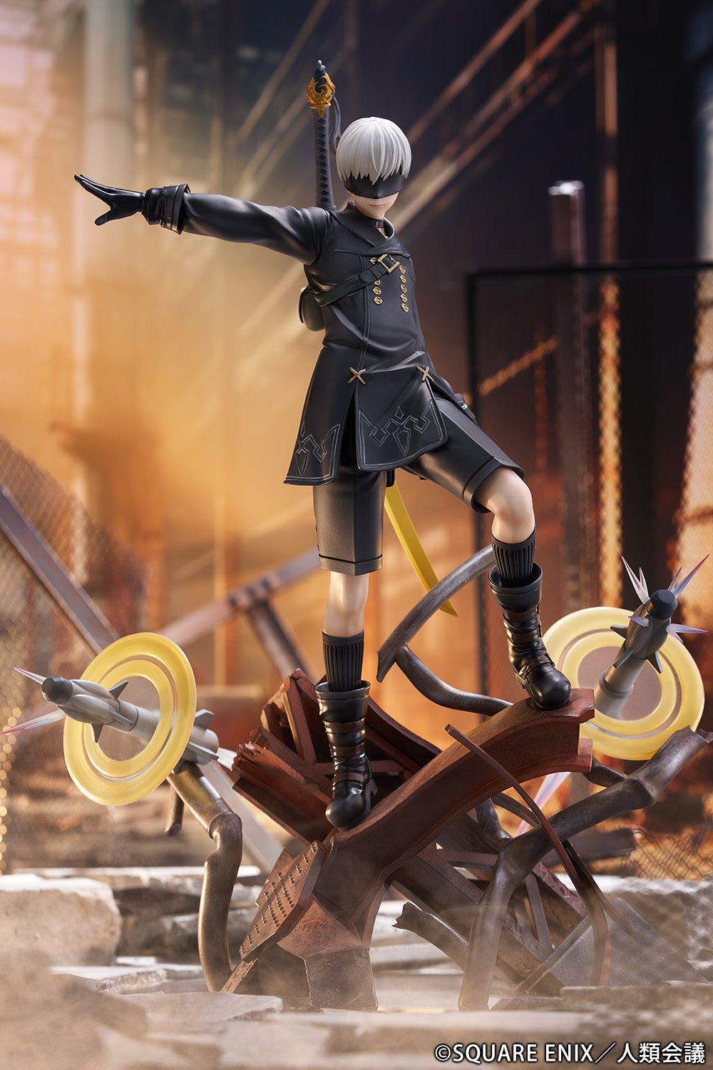NieR:Automata Ver1.1a 1/7 scale figure "9S (YoRHa No.9 Type S) -Guerrilla-" collectible scale model by Tokyo Figure