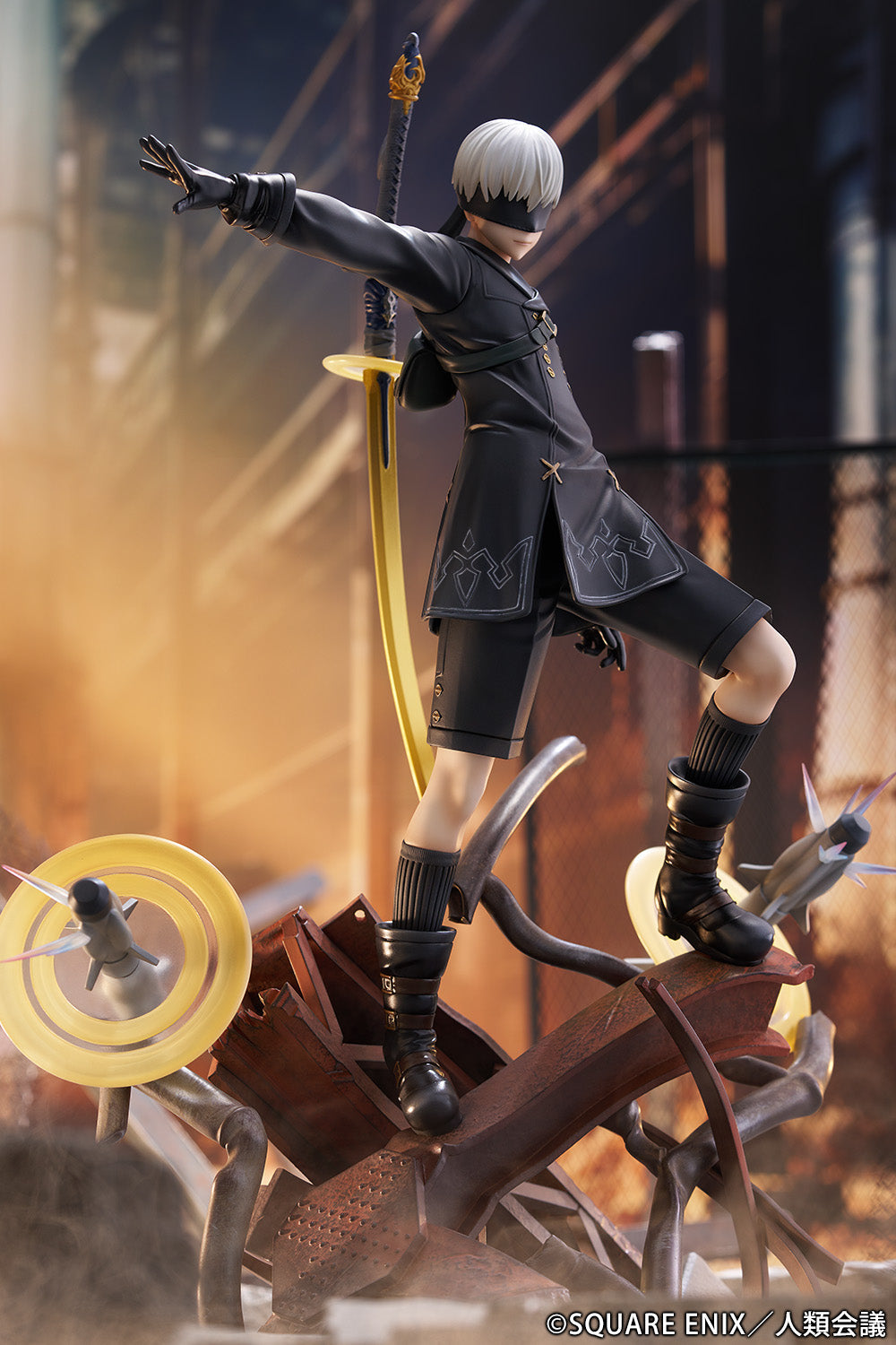 NieR:Automata Ver1.1a 1/7 scale figure "9S (YoRHa No.9 Type S) -Guerrilla-" collectible scale model by Tokyo Figure