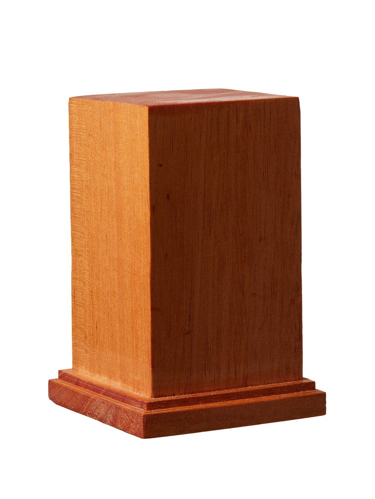 DB004 Wooden Base Square L Stand, Base by Mr. Hobby made of Mahogany