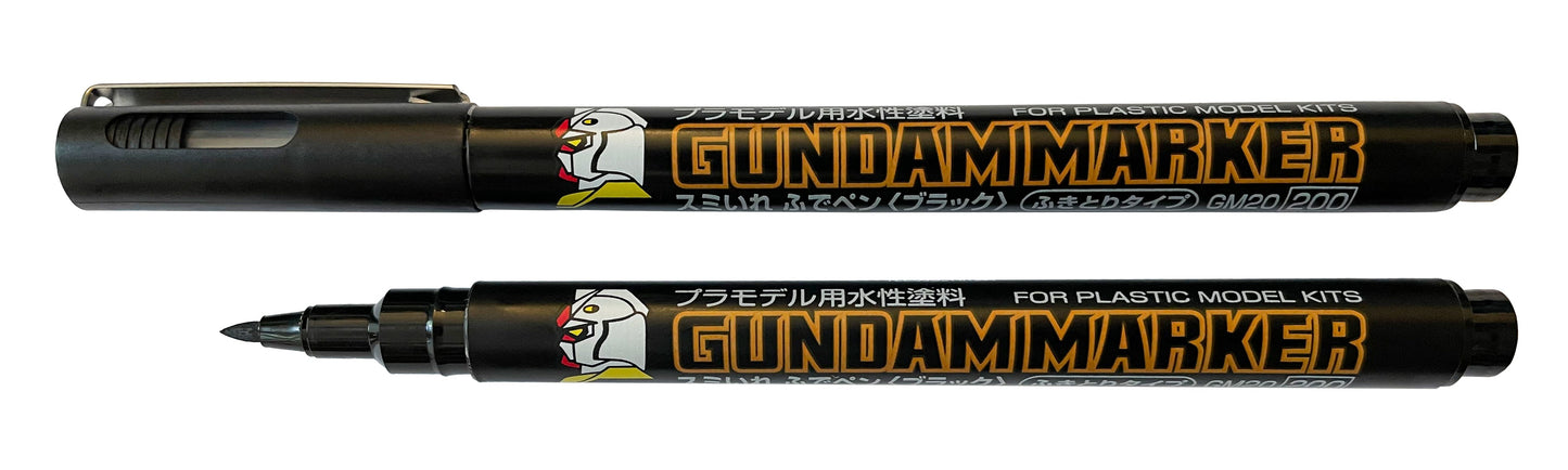 GM20 Gundam Marker Black Felt-Tip Pen Black color Extra Fine Tip by Mr. Hobby