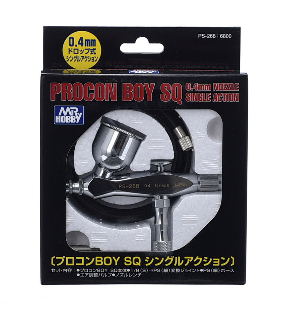 PS268 Procon Boy SQ Single Action Airbrush by Mr. Hobby made of Stainless Steel