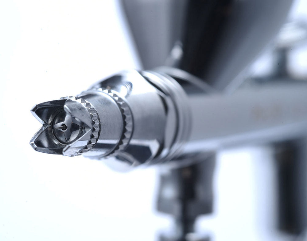 PS270 Procon Boy FWA Double Action Platinum 0.2 Airbrush by Mr. Hobby made of Stainless Steel