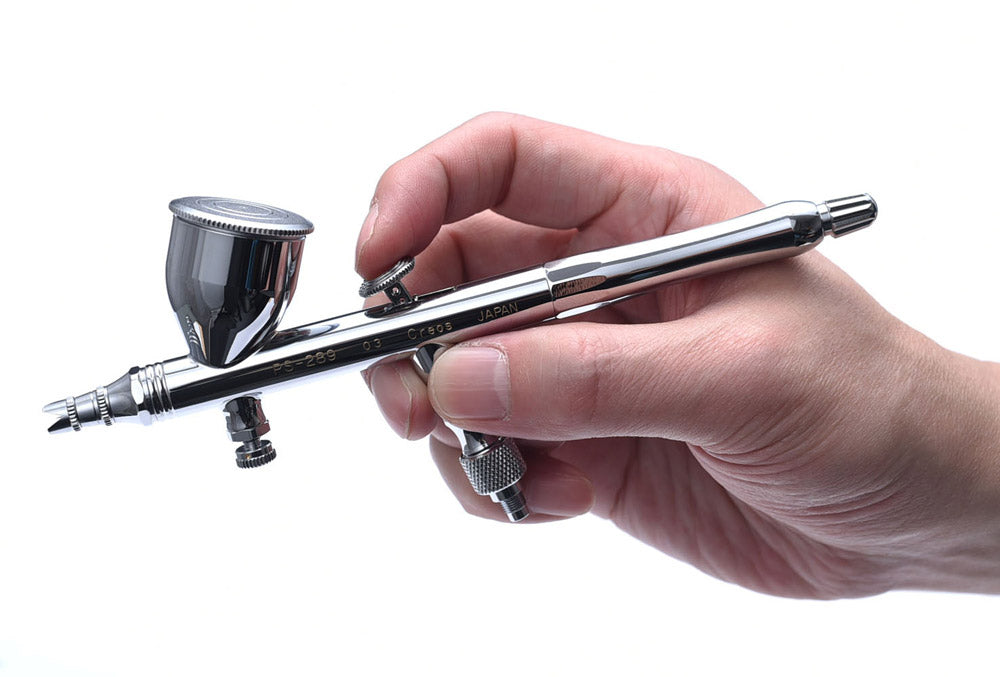 PS289 Procon Boy WA Double Action Platinum 0.3 Ver.2 Airbrush by Mr. Hobby made of Stainless Steel