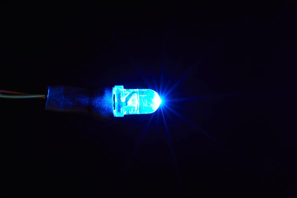 VAL-02B 3 mm Shell Type LED Blue