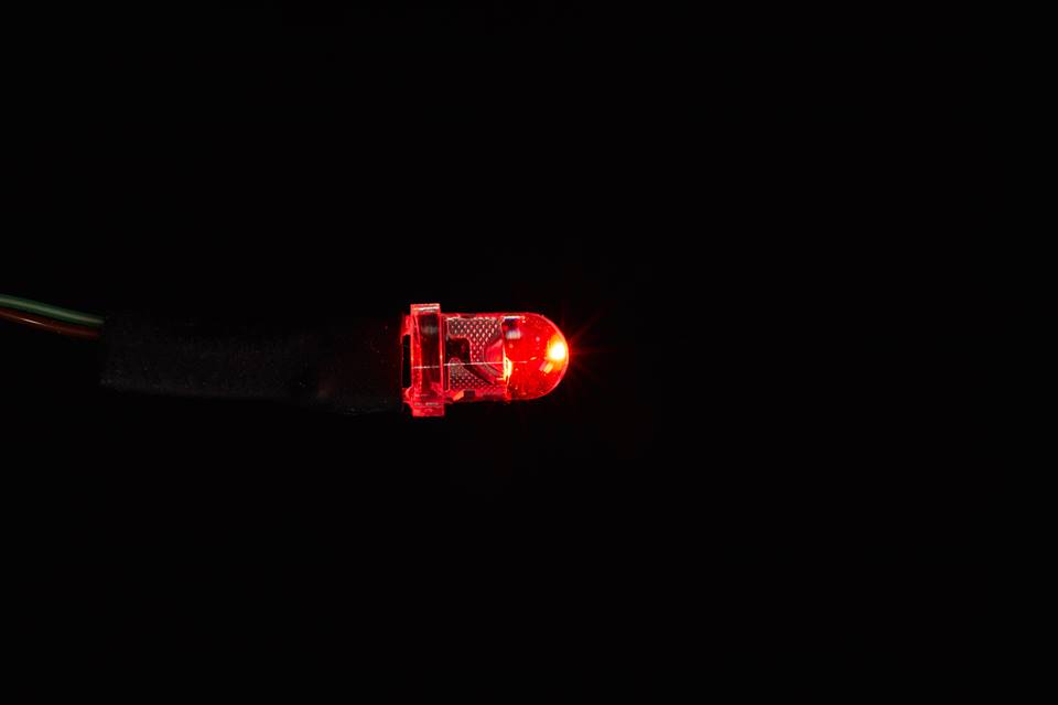 VAL-02R 3 mm Shell Type LED Red