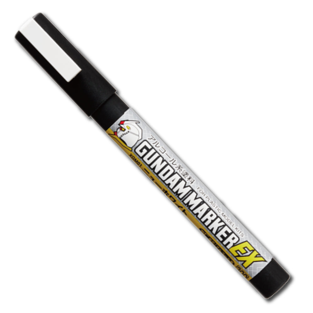XGM01 Gundam Marker EX New White Felt-Tip Pen White color by Mr. Hobby