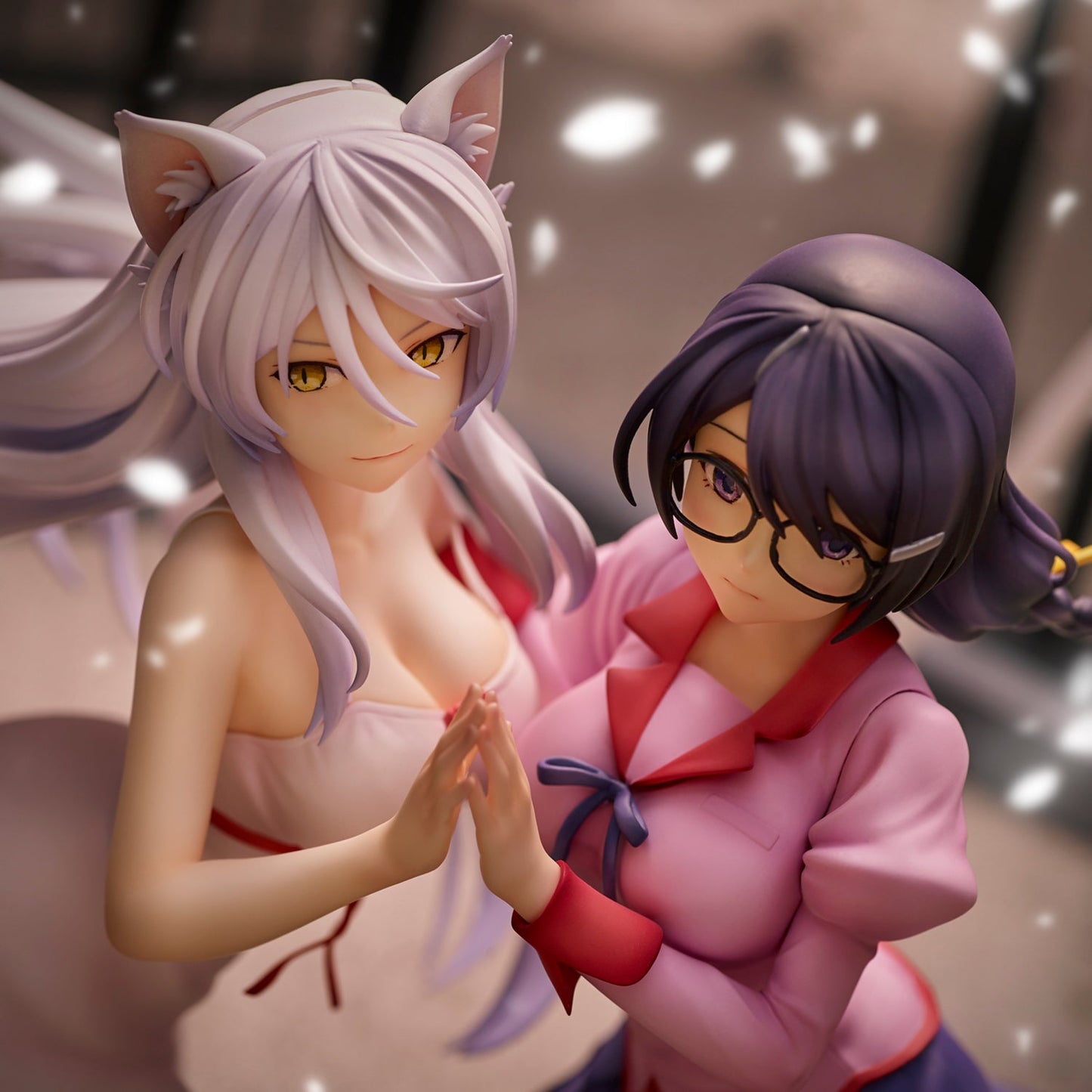 Nekomonogatari Hanekawa Tsubasa 2-Figure Set (Re-release) collectible scale model by Tokyo Figure
