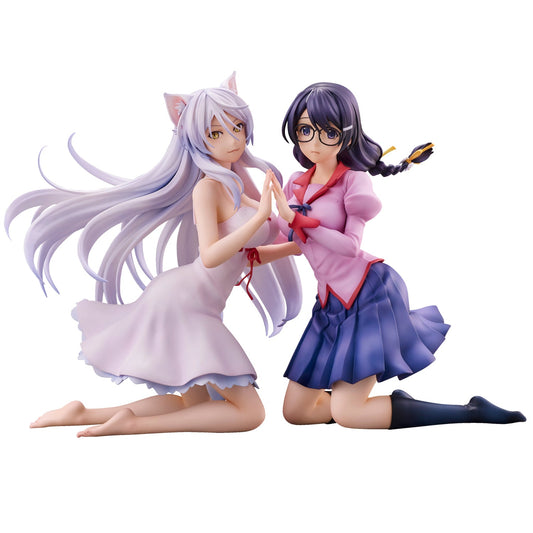 Nekomonogatari Hanekawa Tsubasa 2-Figure Set (Re-release) collectible scale model by Tokyo Figure