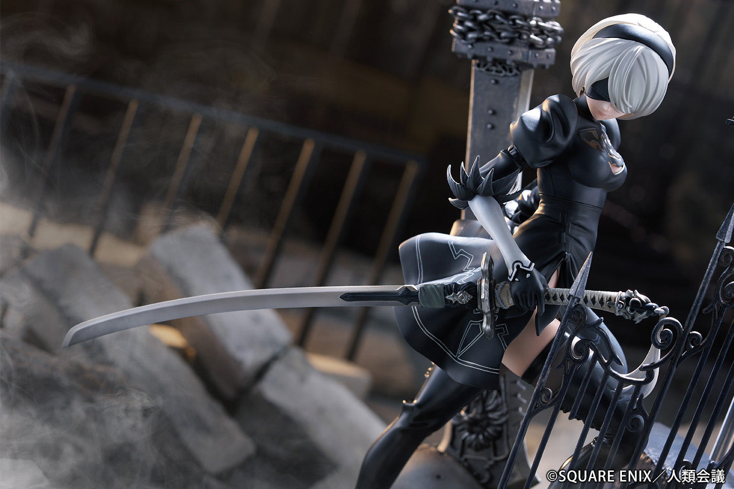 NieR:Automata Ver1.1a 1/7 scale figure "2B (YoRHa No. 2 Type B) -Exploration-" collectible scale model by Tokyo Figure
