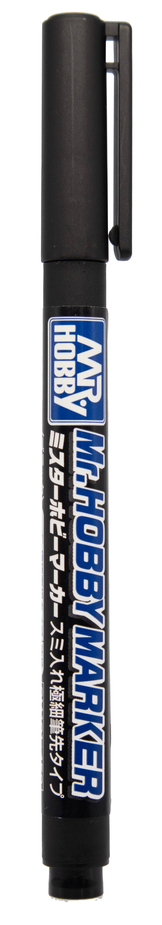 CM101 Mr. Hobby Marker Super Fine Tip Brush Pen Black Felt-Tip Pen Black color Fine and Chisel Tip by Mr. Hobby