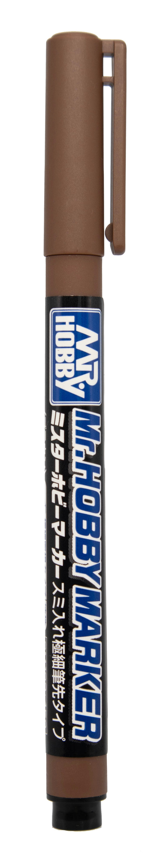 CM103 Mr. Hobby Marker Super Fine Tip Brush Pen Brown Felt-Tip Pen Brown color Fine and Chisel Tip by Mr. Hobby