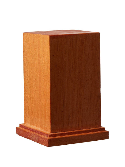 DB004 Wooden Base Square L Stand, Base by Mr. Hobby made of Mahogany
