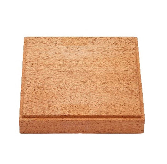 DB006 Wooden Base Square 10 cm Stand, Base by Mr. Hobby made of Mahogany