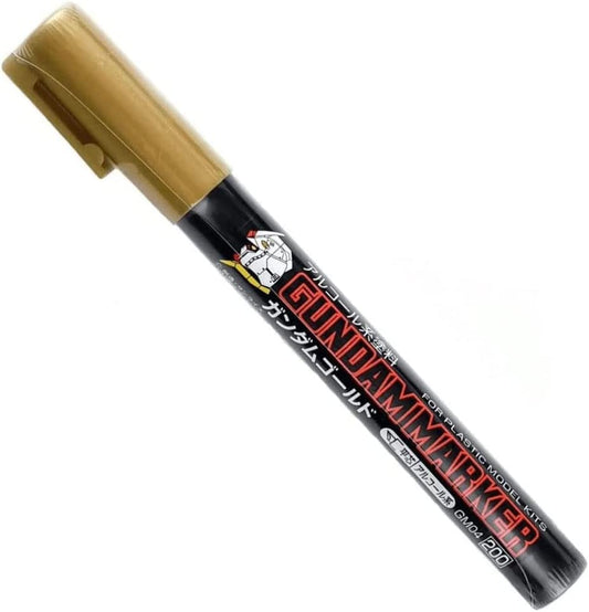 GM04 Gundam Marker Gold Felt-Tip Pen Gold color Chisel Tip by Mr. Hobby