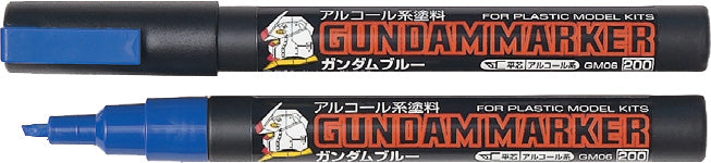 GM06 Gundam Marker Blue Felt-Tip Pen Blue color Chisel Tip by Mr. Hobby