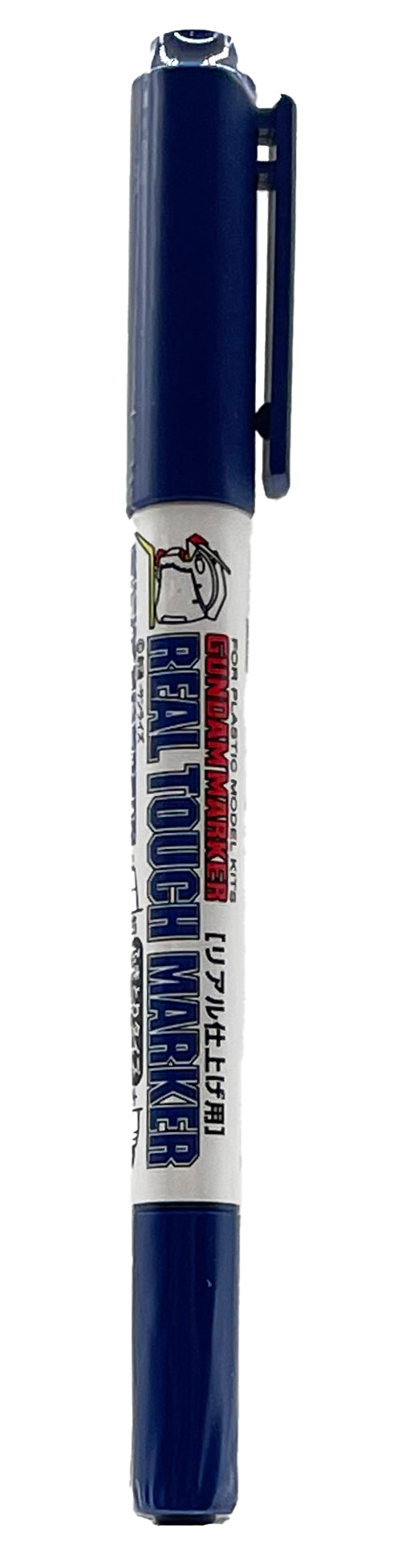 GM403 Real Touch Marker - Real Touch Blue 1 Felt-Tip Pen Blue color Extra Fine Tip and Fine Tip by Mr. Hobby