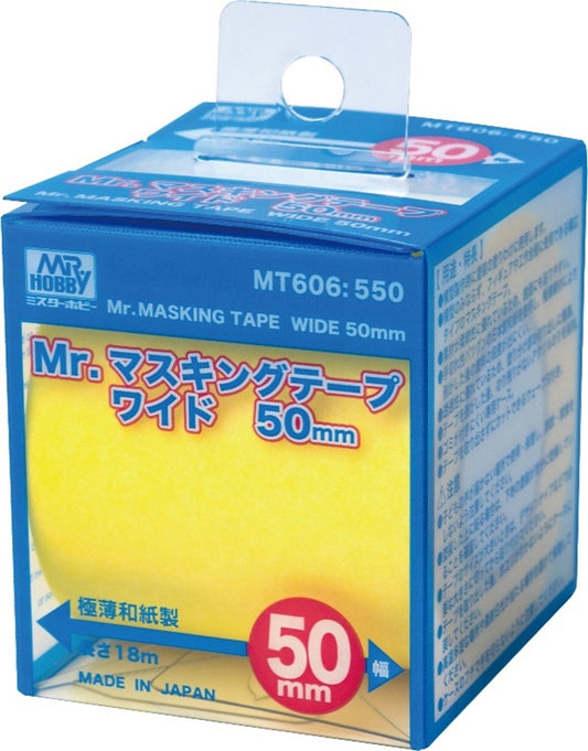 MT606 Mr. Masking Tape Wide 50 mm Masking Tape 50 mm by Mr. Hobby made of Japanese Paper