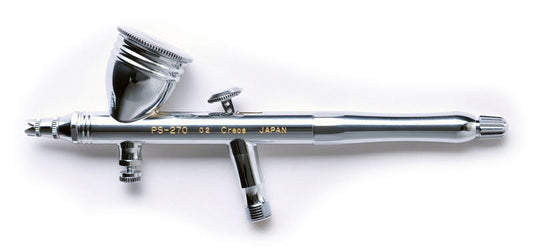 PS270 Procon Boy FWA Double Action Platinum 0.2 Airbrush by Mr. Hobby made of Stainless Steel