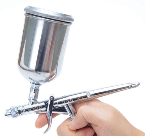 PS-290B 150cc Cup for PS290 and PS275 Airbrush Cup by Mr. Hobby made of Stainless Steel Brass