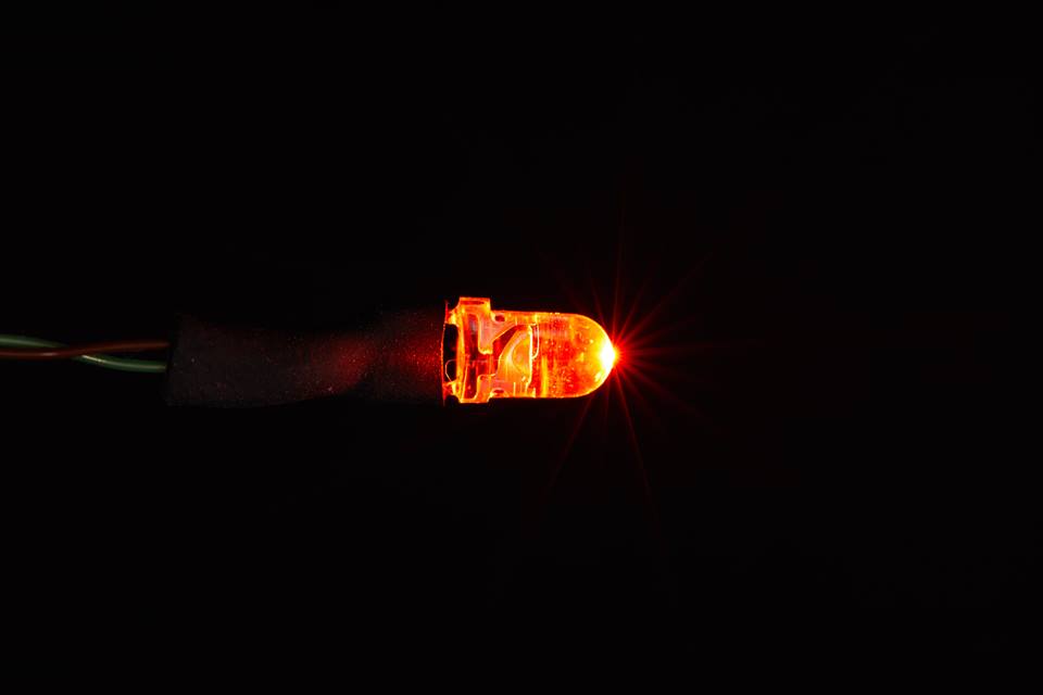 VAL-02O 3 mm Shell Type LED Orange
