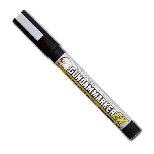XGM02 Gundam Marker EX Shine Silver Felt-Tip Pen Silver color Chisel Tip by Mr. Hobby