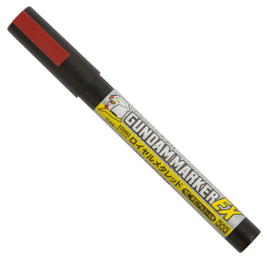 XGM03 Gundam Marker EX Shine Red Felt-Tip Pen Red color Chisel Tip by Mr. Hobby