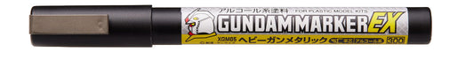 XGM05 Gundam Marker EX Heavy Gun Metallic Felt-Tip Pen Gun Metallic color Chisel Tip by Mr. Hobby