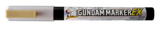 XGM203 Gundam Marker EX Mepe Holographic Yellow Felt-Tip Pen Yellow color Chisel Tip by Mr. Hobby
