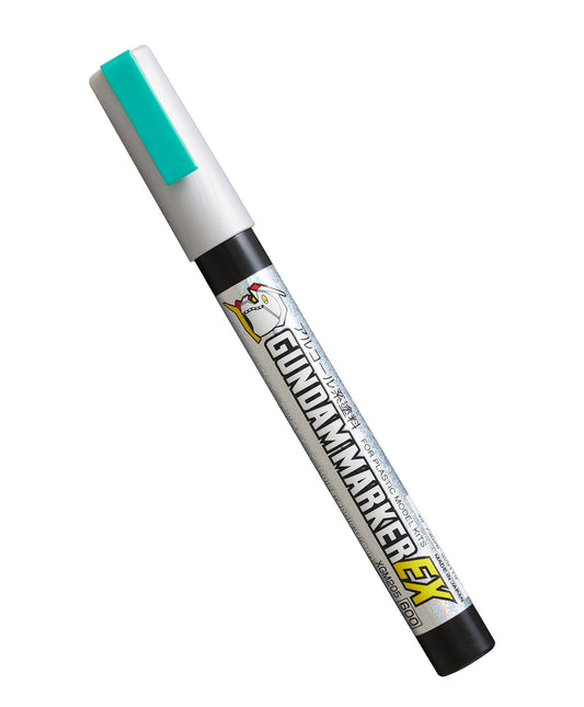 XGM205 Gundam Marker EX PSYCHO-FRAME Holographic Green Felt-Tip Pen Green color Chisel Tip Holographic effect by Mr. Hobby